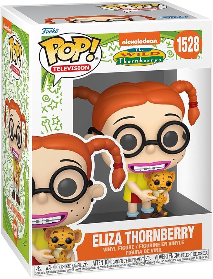 Funko POP! TV: Nick Rewind - 1528 Eliza Thornberry - Nickelodeon Slime - Collectable Vinyl Figure - Olm collectibles