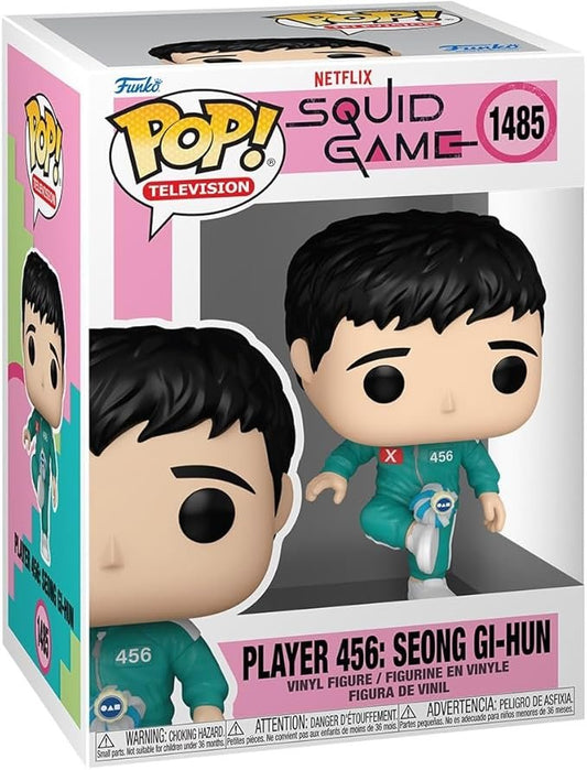 Funko Pop TV: Squid Game - 1485 Player 456: Seong Gi - hun 456 - Collectable Vinyl Figure - Olm collectibles