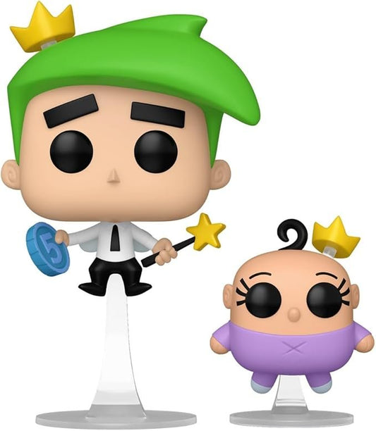 Funko Pop&Buddy: Fairly Odd Parents - 1691 Cosmo and Poof - Collectable Vinyl Figure - Olm collectibles