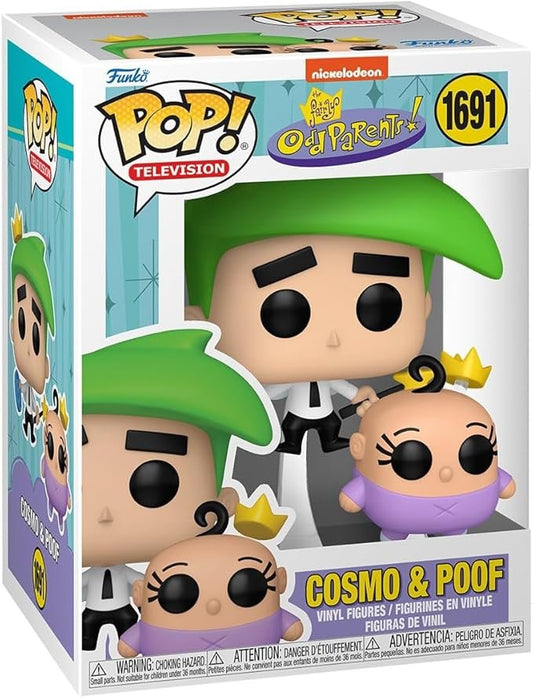 Funko Pop&Buddy: Fairly Odd Parents - 1691 Cosmo and Poof - Collectable Vinyl Figure - Olm collectibles