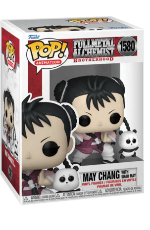 Funko POP!&Buddy: FMA: B - 1580 May Chang with Panda - Full Metal Alchemist - Collectable Vinyl Figure - Olm collectibles