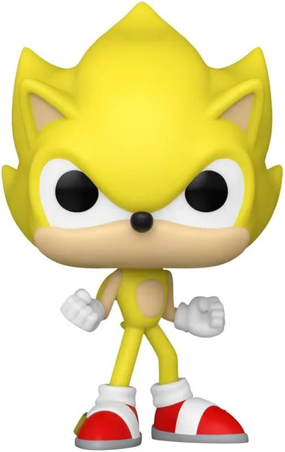 Funko - Sonic the Hedgehog - 923 Super Sonic Pop! Vinyl Figure AAA Exclusive - Olm collectibles