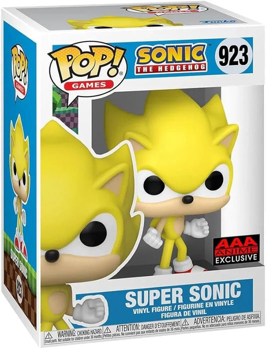 Funko - Sonic the Hedgehog - 923 Super Sonic Pop! Vinyl Figure AAA Exclusive - Olm collectibles