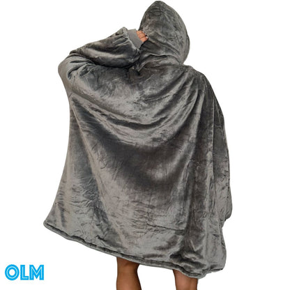 Original Oversized Microfiber & Sherpa Wearable Blanket Hoodie various  come in unisex adults and kids sizes