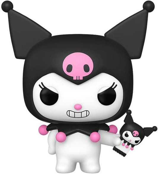 Hello Kitty: 88 Kuromi with Phone Exclusive Vinyl Figure Collectibles Bundle with Compatible Funko Pop - Olm collectibles