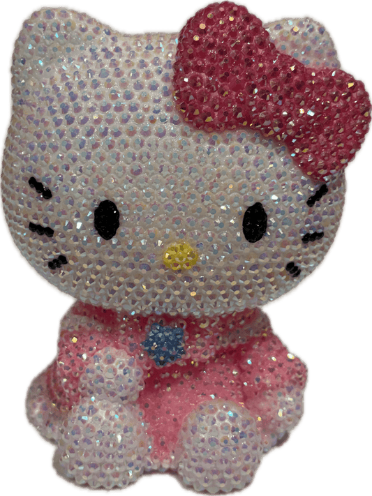 hello kitty hand made crystaliezed - Olm collectibles