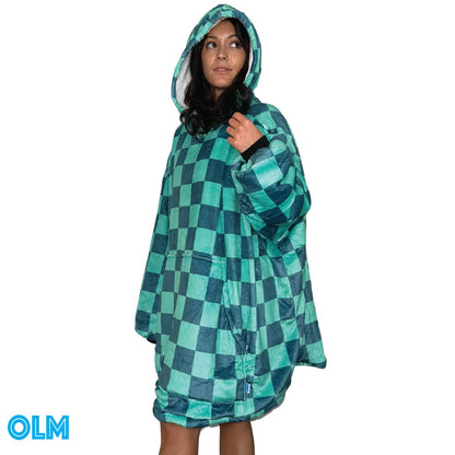 Original Oversized Microfiber & Sherpa Wearable Blanket Hoodie various  come in unisex adults and kids sizes