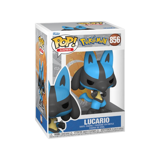 lucario 856 Funko POP! Games: Pokemon - 856 Lucario - Collectible Vinyl Figure - Olm collectibles