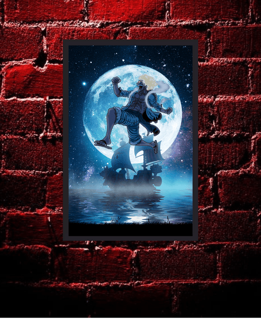 Luffy gear 5,one piece ,king of the pirates Anime Poster 12x16 Inch, Glossy Shine - Olm collectibles