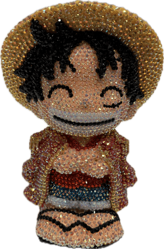 luffy hand made crystaliezed - Olm collectibles