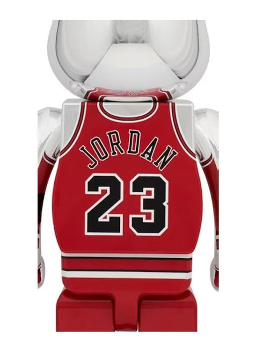 Michael Jordan’s silver Bearbrick 400% - Olm collectibles