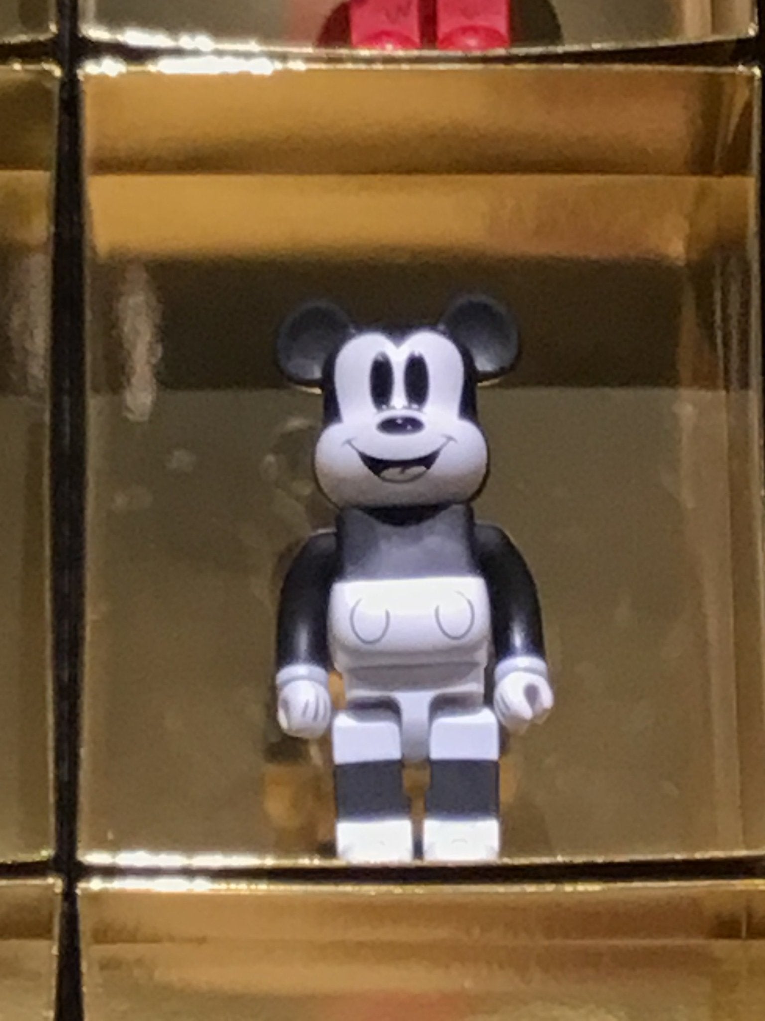 Mickey black and white Bearbrick 400% - Olm collectibles