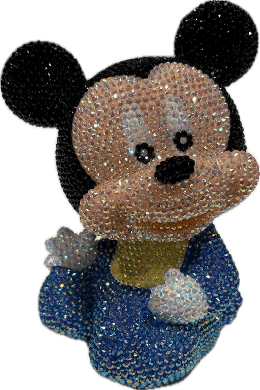 mickey hand made crystalized - Olm collectibles