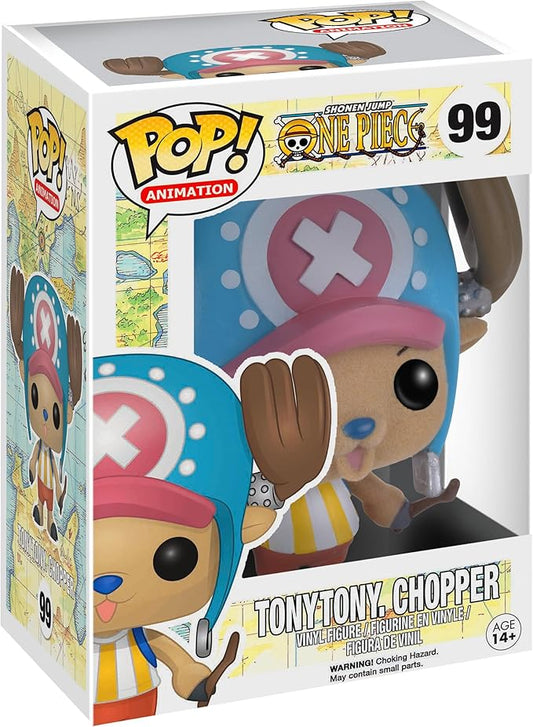 One Piece Funko Pop! Vinyl 99 Tony Tony Chopper - Flocked - Collectable Vinyl Figure - Olm collectibles