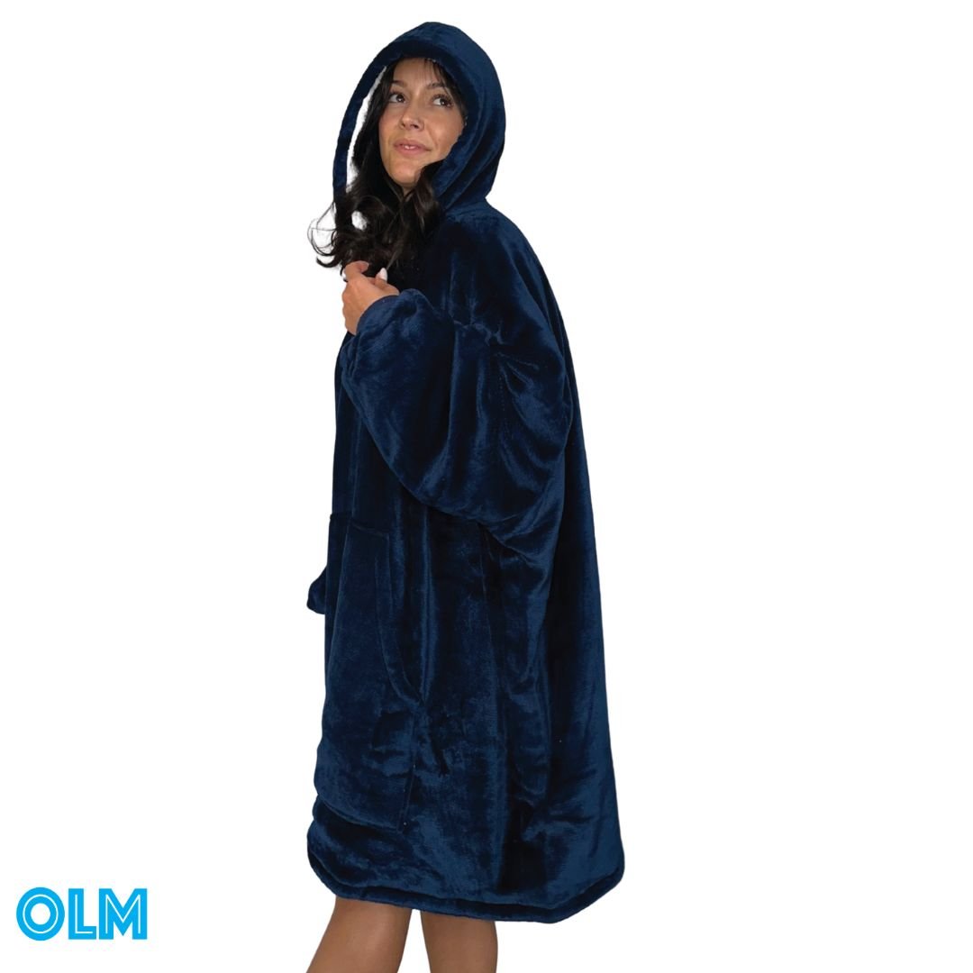 Original Oversized Microfiber & Sherpa Wearable Blanket Hoodie various come in unisex adults and kids sizes - Olm collectibles