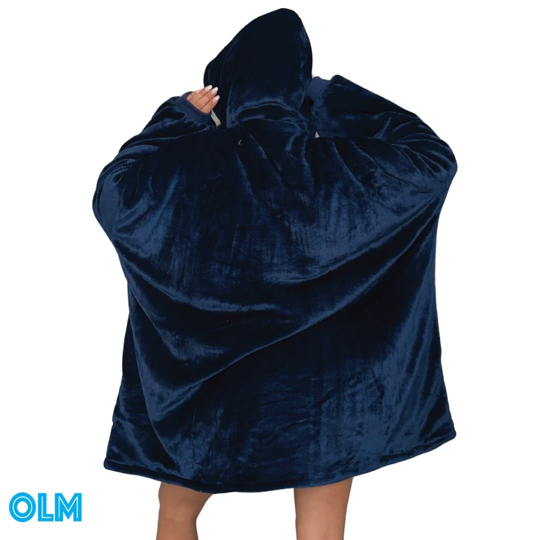 Original Oversized Microfiber & Sherpa Wearable Blanket Hoodie various come in unisex adults and kids sizes - Olm collectibles