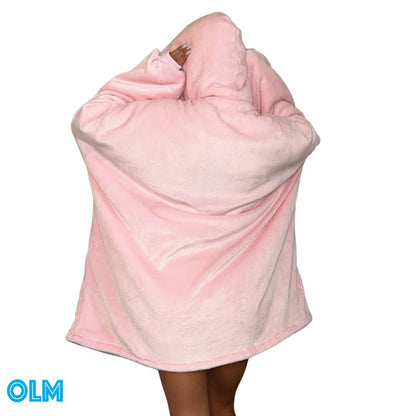 Original Oversized Microfiber & Sherpa Wearable Blanket Hoodie various come in unisex adults and kids sizes - Olm collectibles