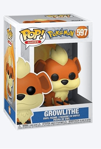 Pokemon - 597 Growlithe Pop! Vinyl Figure - Olm collectibles