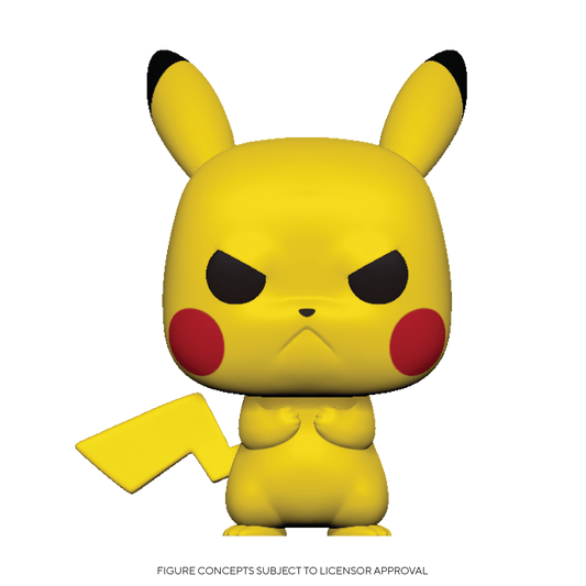 Pokemon Grumpy 598 Pikachu Funko Pop Games Vinyl Figure Brand New! - Olm collectibles
