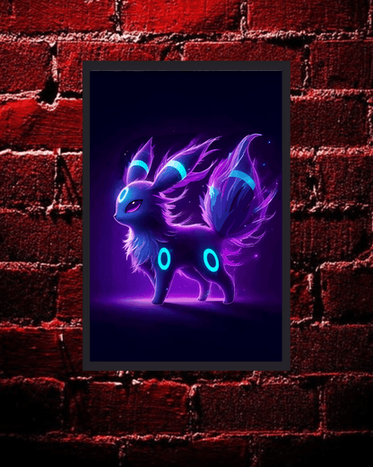 Pokémon,umbreon Anime , Poster - 12x16 Inch, Glossy Shine - Olm collectibles