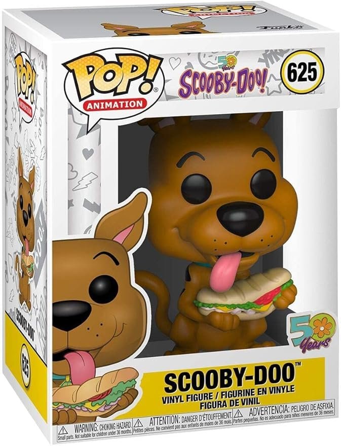 POP 625 Scooby - Doo: Scooby Doo with Sandwich Funko Vinyl Figure - Olm collectibles