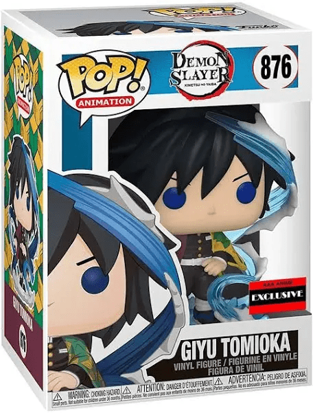 POP Demon Slayer - 876 Giyu Tomioka Funko (AAA Anime Exclusive) Vinyl Figure - Olm collectibles