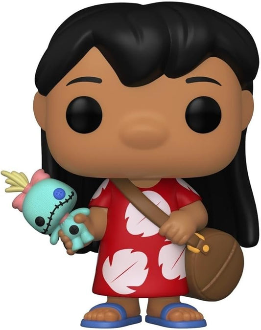 POP Disney: Lilo & Stitch - 1043 Lilo with Scrump, Multicolor - Olm collectibles