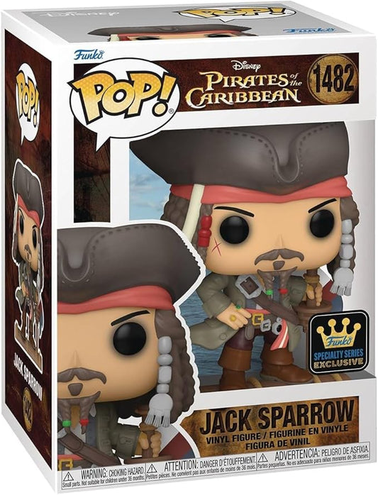 POP Disney: Pirates of The Caribbean - 1482 Jack Sparrow Specialty Series Exclusive Funko Vinyl Figure - Olm collectibles