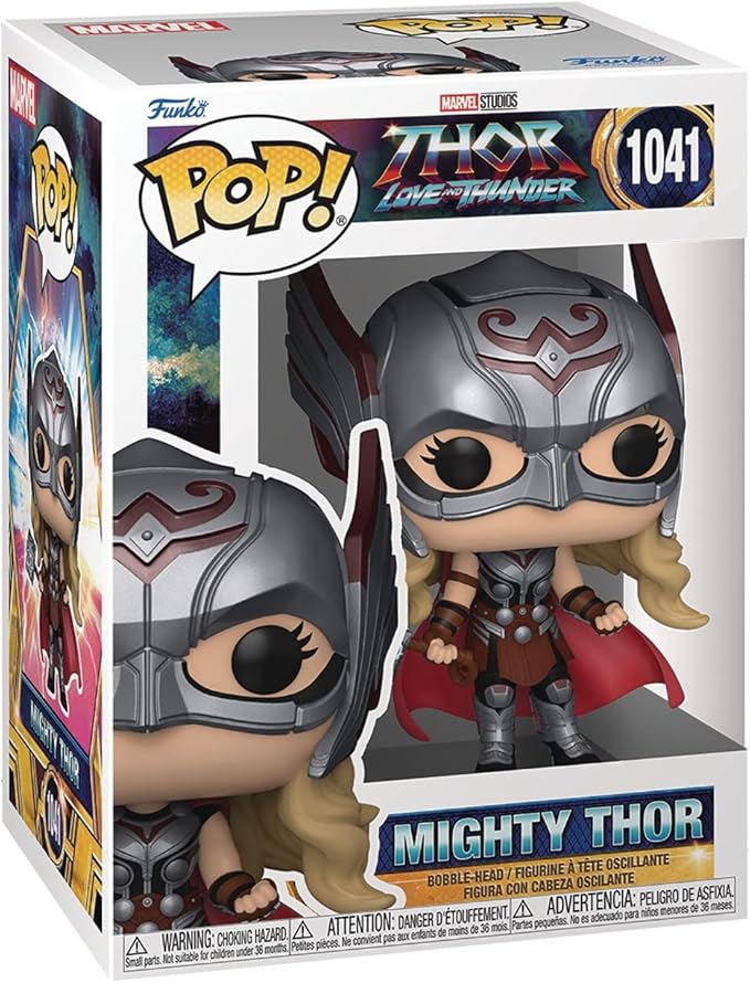 POP Thor: Love and Thunder - 1041 Mighty Thor [Jane Foster] Funko Vinyl Figure - Olm collectibles