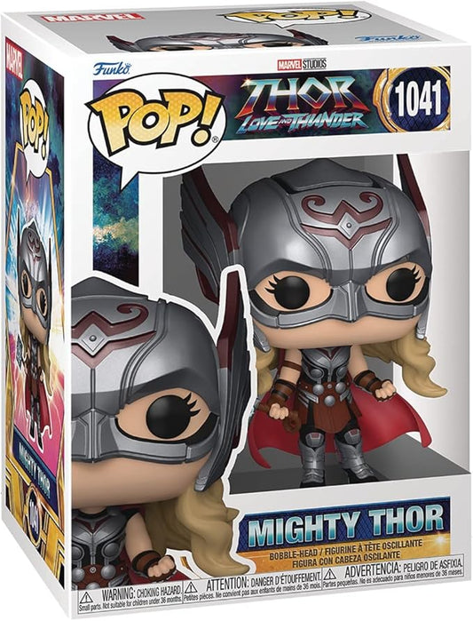 POP Thor: Love and Thunder - 1041 Mighty Thor [Jane Foster] Funko Vinyl Figure - Olm collectibles