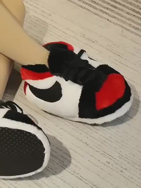 Sneaker Slippers Jordan OG Red 1 unisex for adults&kids