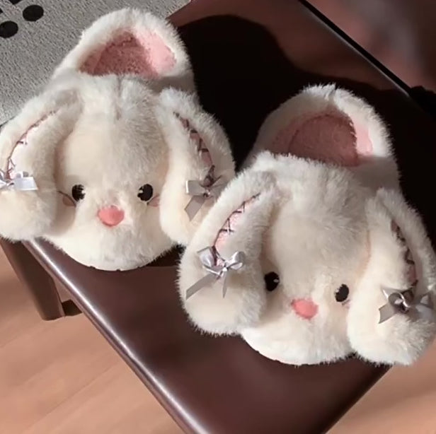 Cute Rabbit Plush Slippers!