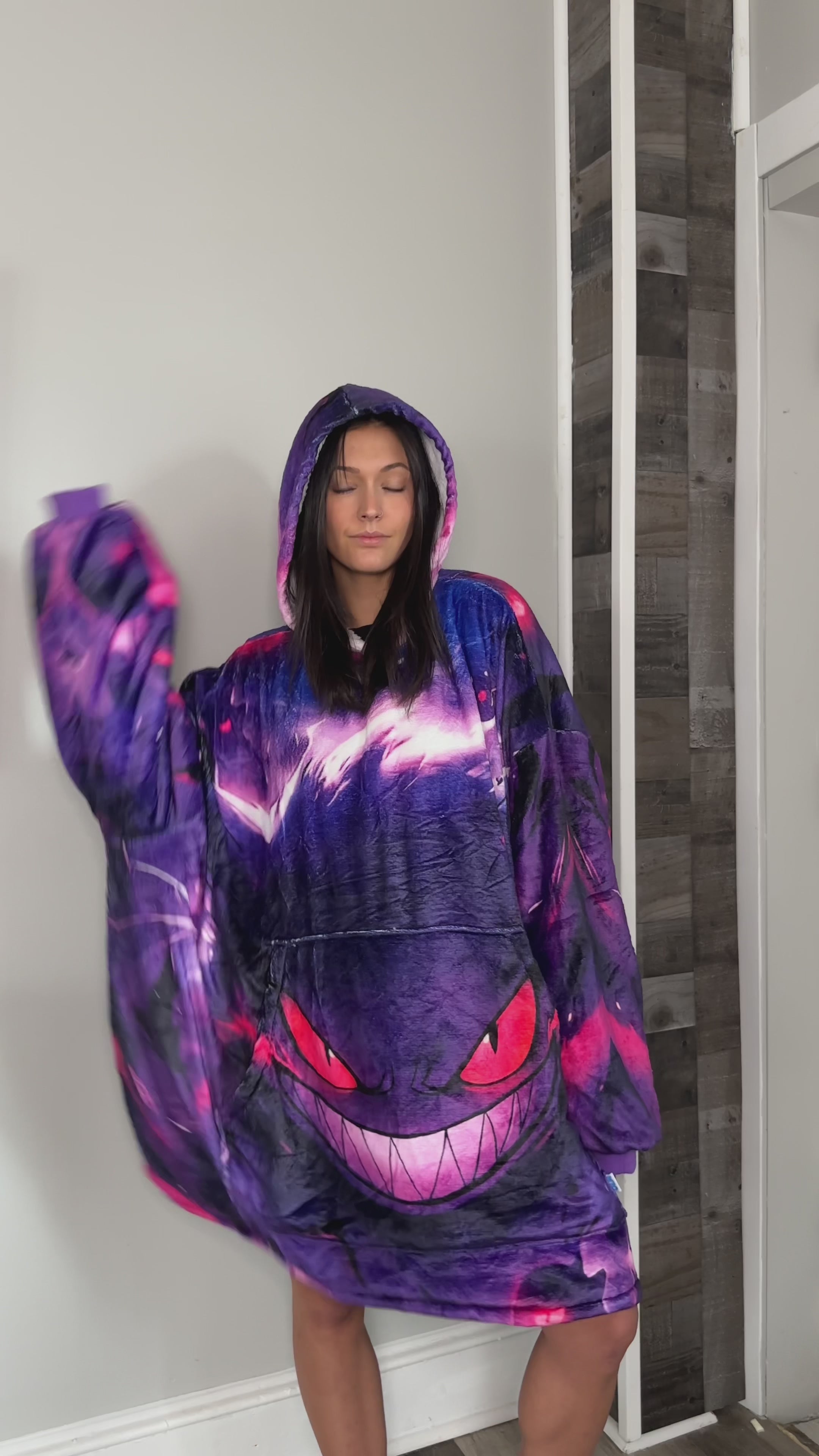 Gengar Blanket Hoodie