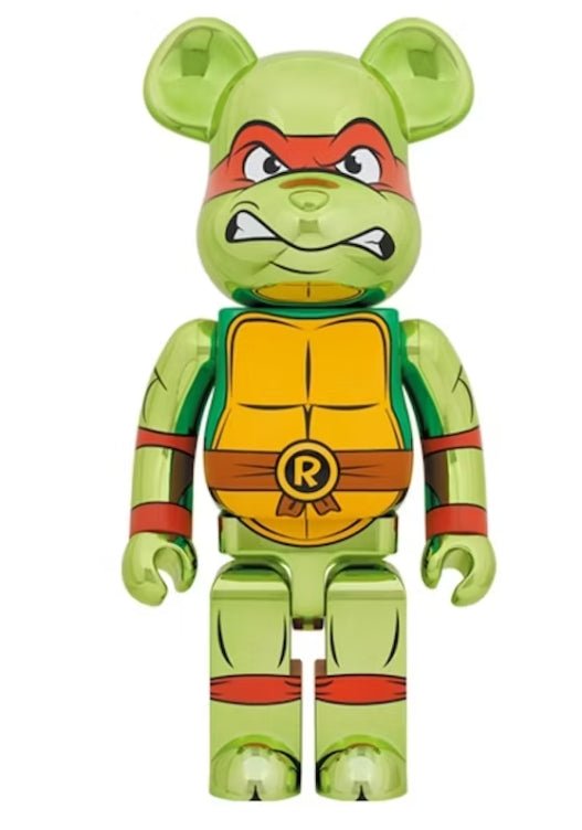 Raphael turtle ninjas Bearbrick 400% - Olm collectibles