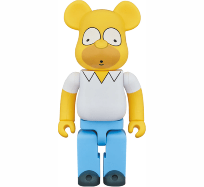 Simpsons homer Bearbrick 400% - Olm collectibles
