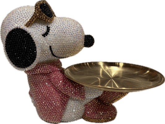 snoppy hand made crystalized - Olm collectibles