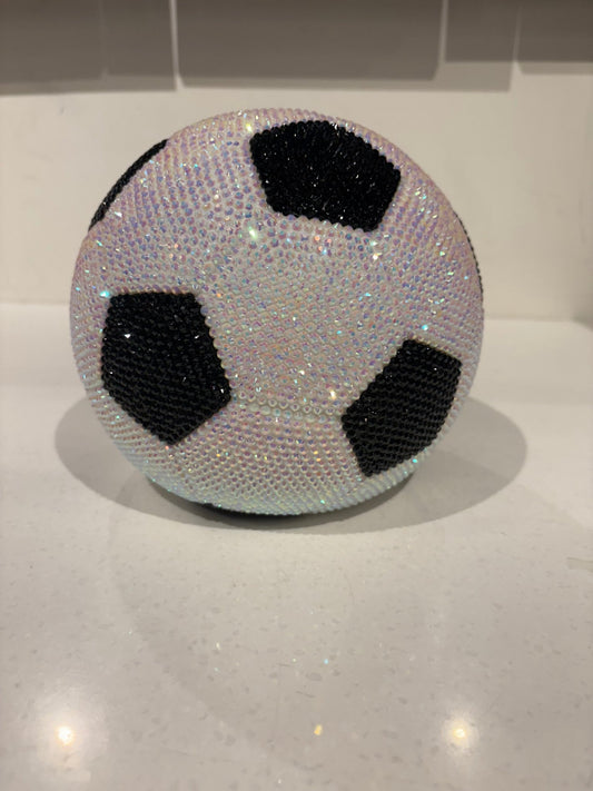 soccer ball hand made crystalized - Olm collectibles