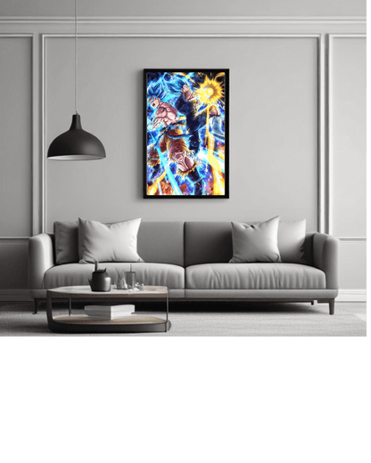 vegtta,dragon ball , Anime Poster , 12x16 Inch, Glossy Shine - Olm collectibles