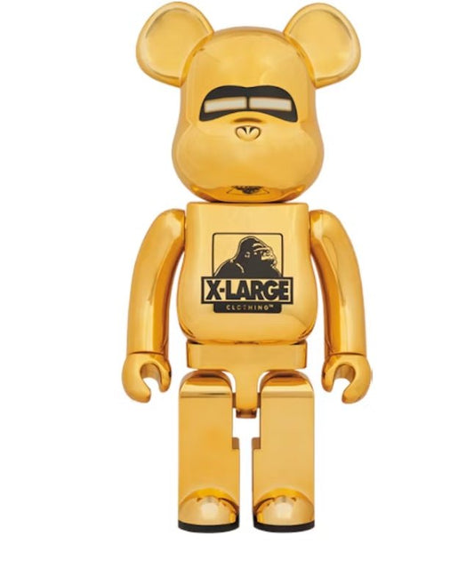 xlarge gold bearbrick 400% - Olm collectibles